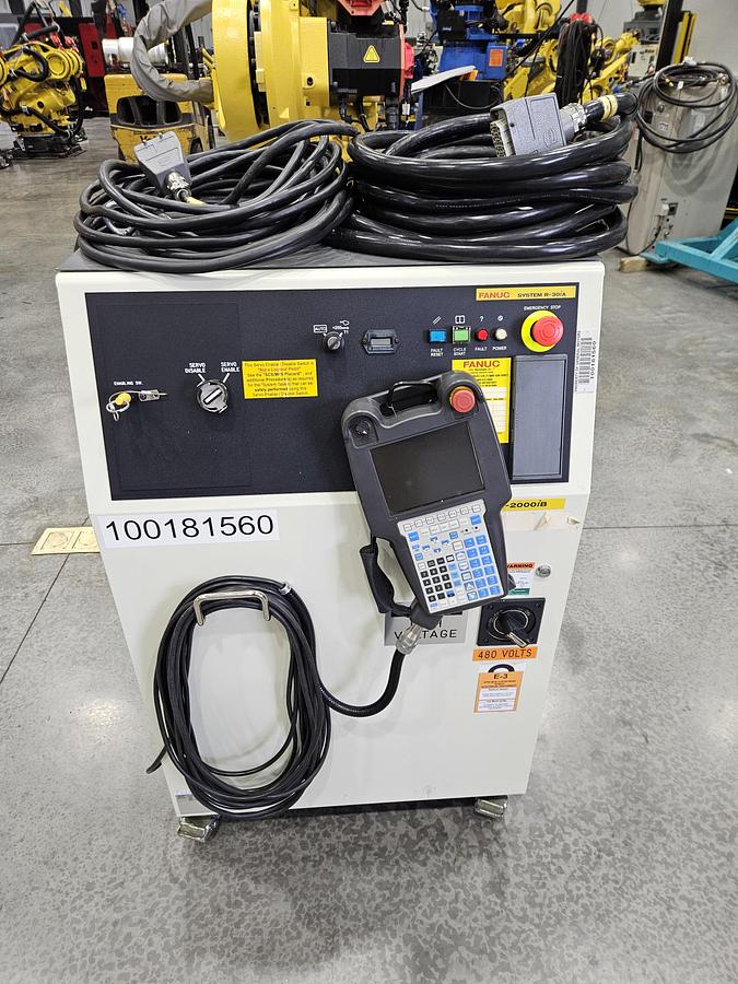 Used Fanuc R-2000ib/125L Industrial Robot With R-30ia Controller