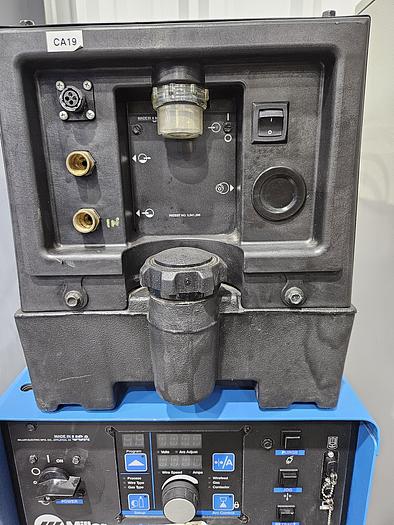 Used Yaskawa MA1400 Industrial Welding Robot with DX100 Controller, Miller Auto Axcess 450, and Dual Headstock
