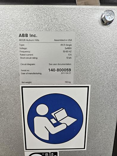 Used ABB IRB 140 Industrial Robot with IRC5 Controller