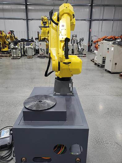 Used Fanuc M-20ia Industrial Robot with R-30ib Controller and Servo Driven Table