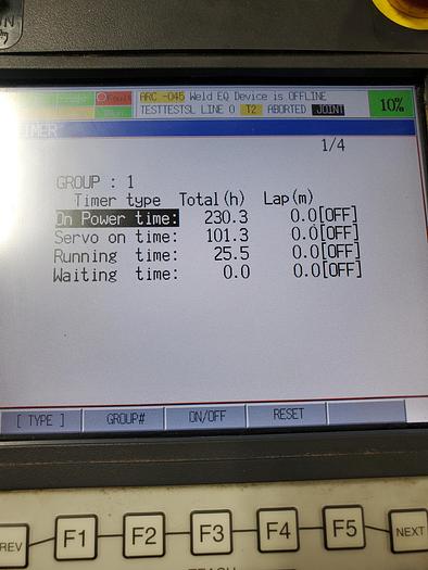 Used 2008 Fanuc Arcmate 100ic Industrial Robot with R-30ia Controller, Lincoln PW i400, and Cool Arc 40 - Only 25.5 Running Hours