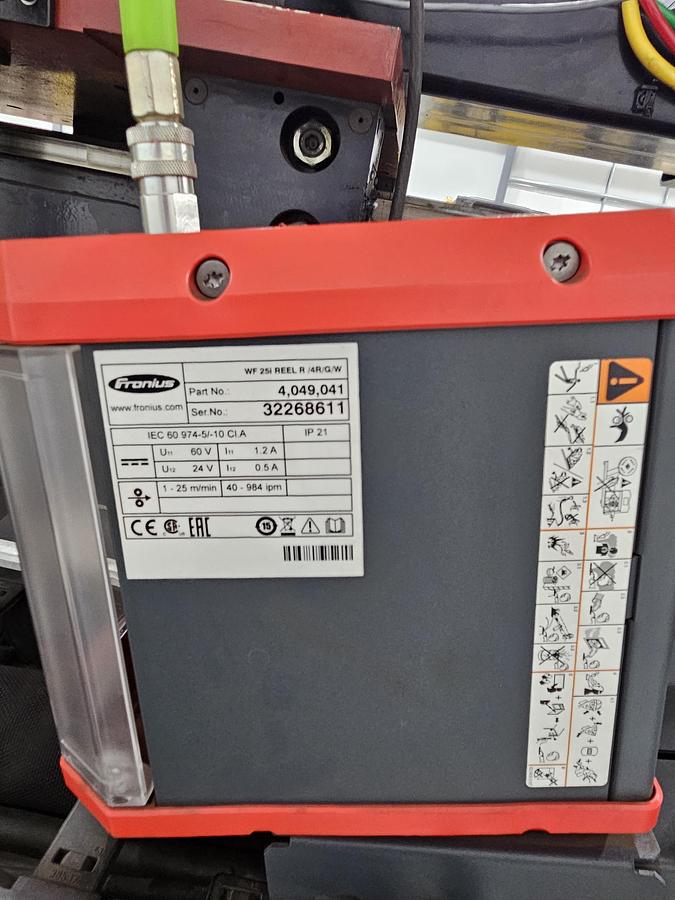 Used FANUC Robotic Welding Cell W/ FANUC 120ic/R-30ib Tracks and Safety