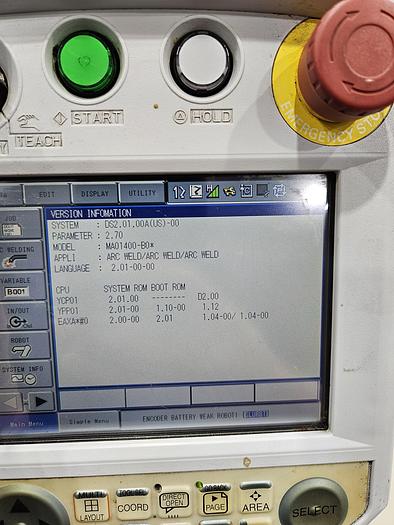 Used Yaskawa MA1400 Industrial Welding Robot with DX100 Controller