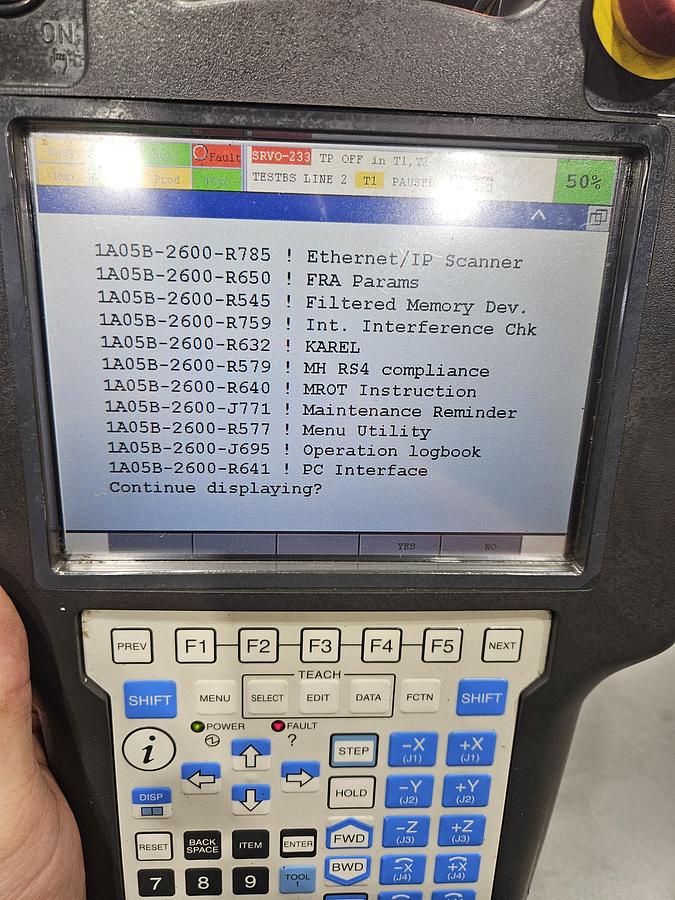 Used Fanuc M-10ia/12 Industrial Robot With R-30ib Controller