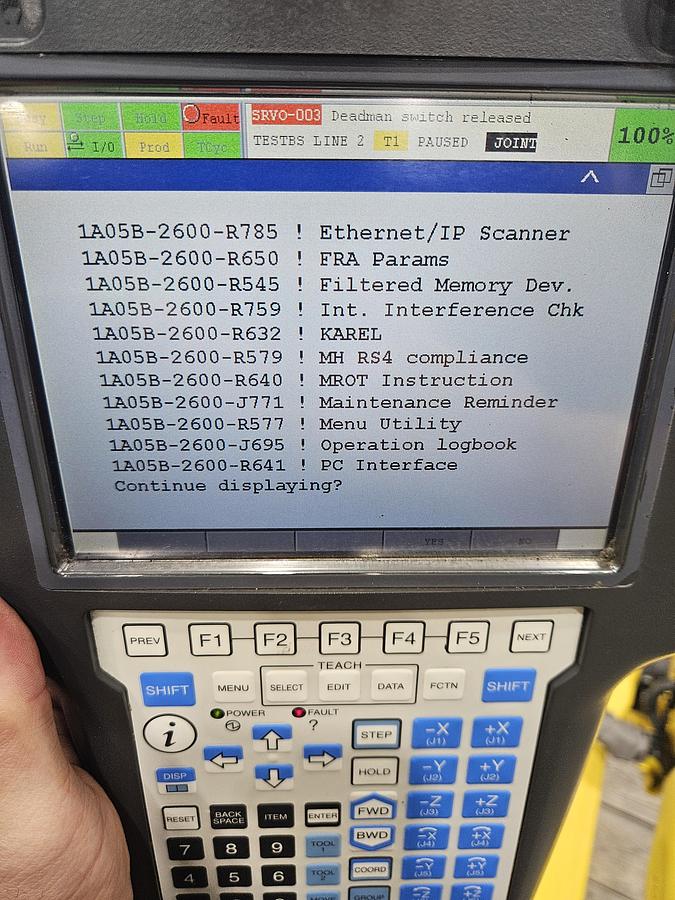 Used Fanuc M-10ia/12 Industrial Robot With R-30ib Controller