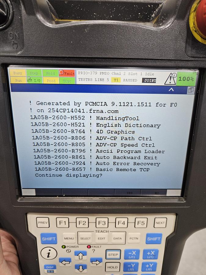 Used Fanuc M-10ia/12 Industrial Robot With R-30ib Controller