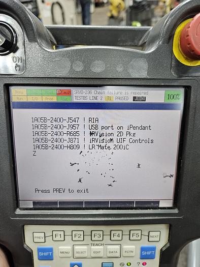 Used Fanuc LR Mate 200ic Industrial Robot With R-30ia Controller