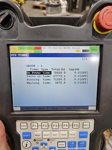 Used Fanuc Arcmate 100ic Industrial Welding Robot With Lincoln PW R450 And Reamer