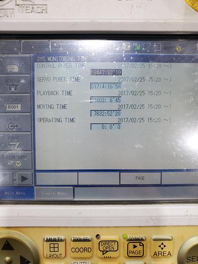 Used Yaskawa Motoman MH50 Industrial Robot With DX100 Controller