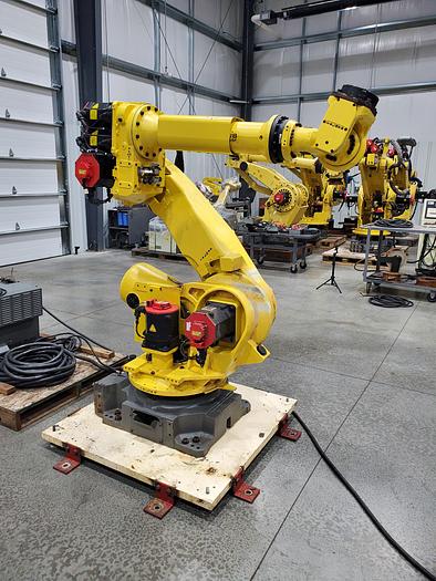 Used Fanuc R-2000ib/165F Industrial Robot With R-30ib Controller