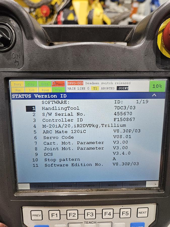 Used Fanuc M-20ia Industrial Robot with R-30ib Controller