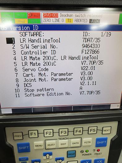Used Fanuc LR Mate 200iC