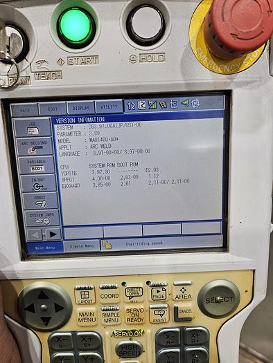 Used Yaskawa MA1400 Industrial Welding Robot with DX100 Controller and Motoweld RL350