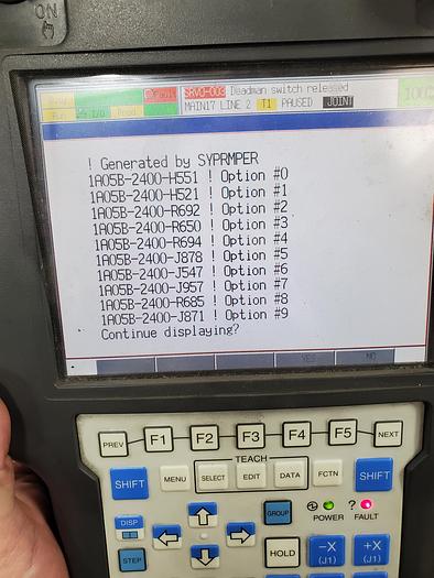 Used Fanuc LR Mate 200iC Industrial Robot With R-30ia Controller