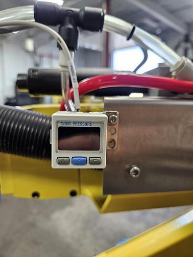 Used 2017 Fanuc M-10ia/12 Industrial Robot With R-30ib Controller, Vision and Custom Combo Suction/Finger Gripper - F197102