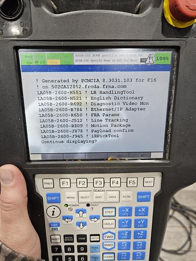 Used Fanuc M-1iA/1HL Industrial Spider Robot With R-30ib Controller