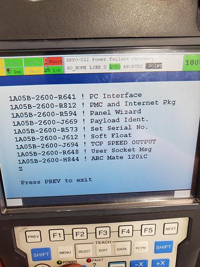 Used Fanuc M-20ia Industrial Robot with R-30ib Controller - Very Low Hours