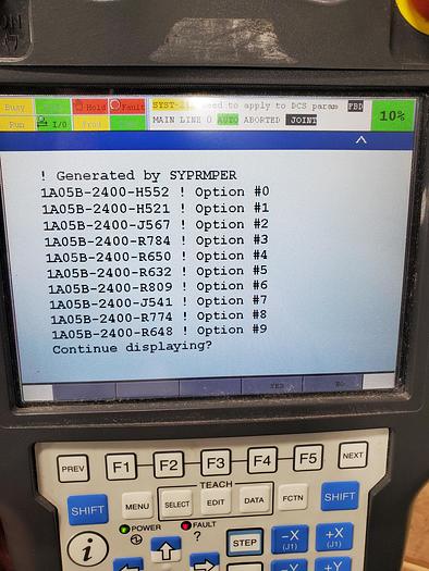 Used Fanuc M-10ia/10M Industrial Robot With R-30ib Controller
