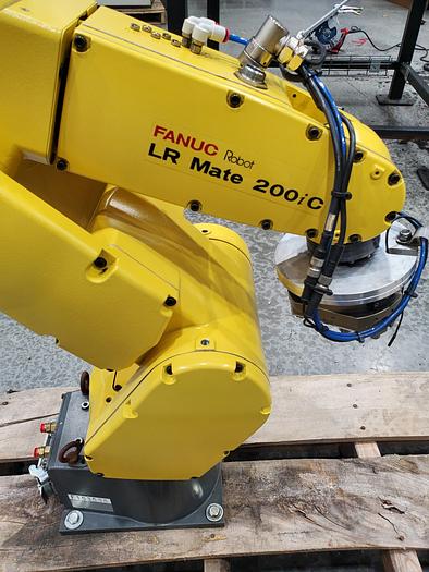 Used Fanuc LR Mate 200iC Industrial Robot With R-30ia Controller