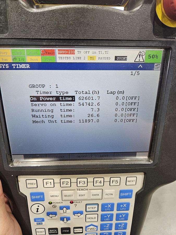 Used Fanuc M-10ia/12 Industrial Robot With R-30ib Controller