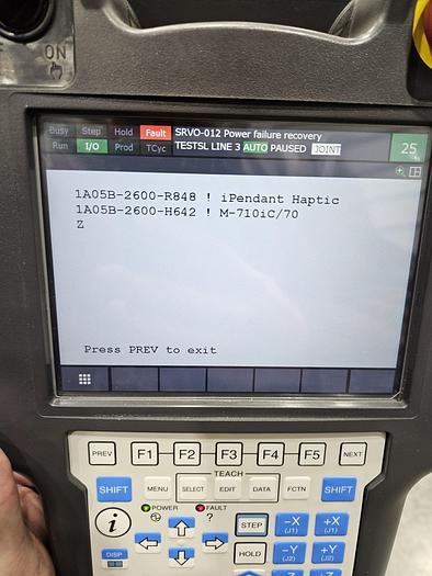 Used Fanuc M-710ic/70 with R30ib Plus controller and 2 vision cameras