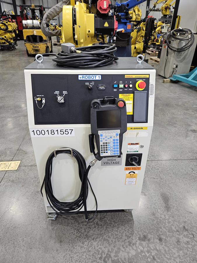 Used Fanuc R-2000ib/125L Industrial Robot With R-30ia Controller
