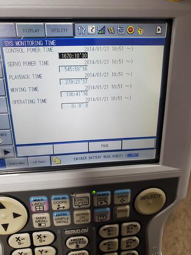 Used Yaskawa Motoman MH5 With FS100 Controller and Enclosure