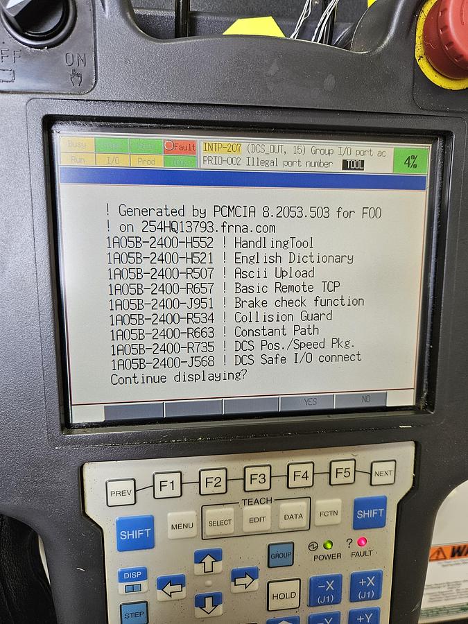 Used Fanuc R-2000ib/125L Industrial Robot With R-30ia Controller