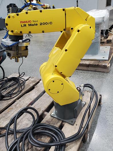Used Fanuc LR Mate 200iC Industrial Robot With R-30ia Controller