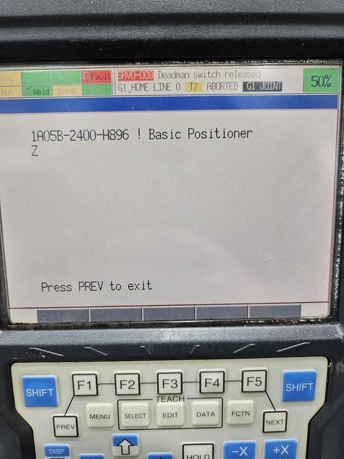 Used Complete Lincoln System 50 Robotic Welding Cell W/ FANUC 100ibe/R-30ia Dual HS and Safety