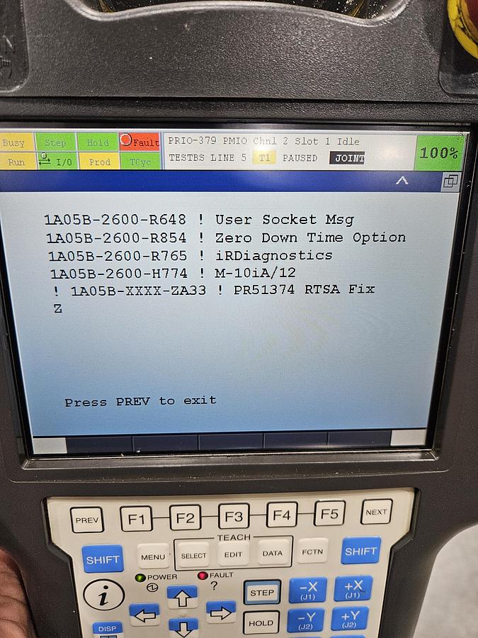 Used Fanuc M-10ia/12 Industrial Robot With R-30ib Controller