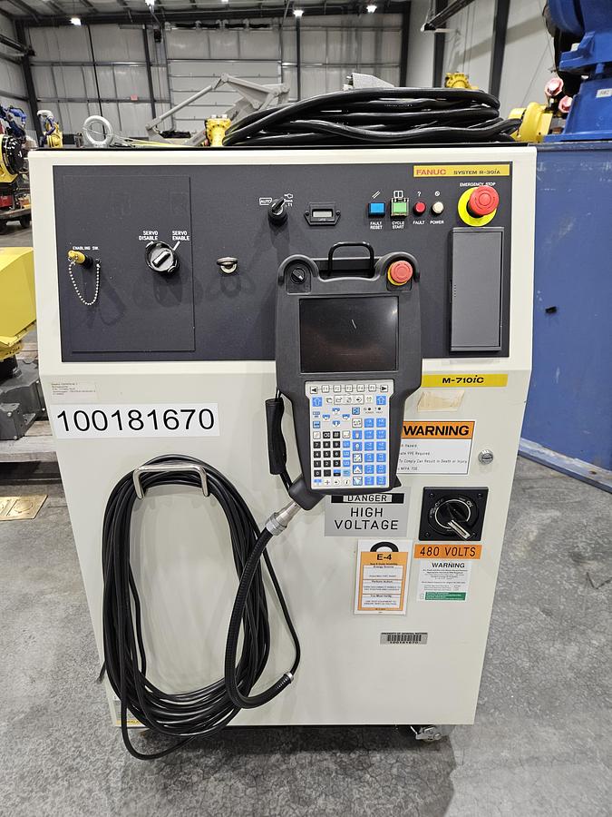 Used FANUC M-710ic/70 Industrial Robot With R-30ia Controller