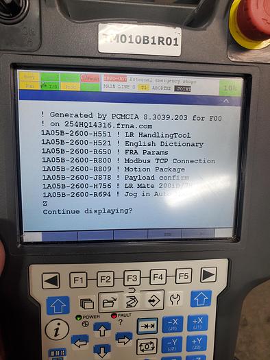 Used Fanuc LR Mate 200iD/7H Industrial Robot With R-30ib Controller