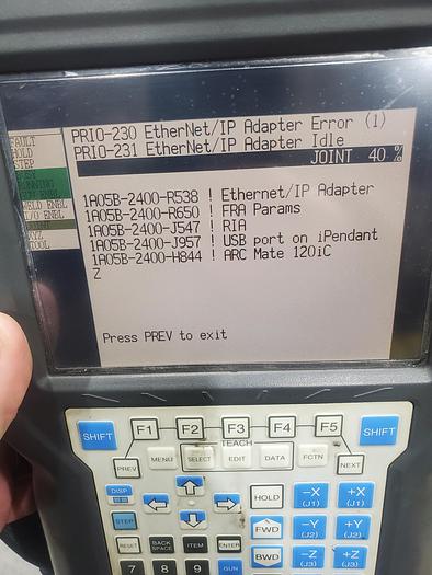 Used FANUC Arcmate 120ic Industrial Robot With R-30ia Controller - Low Hours