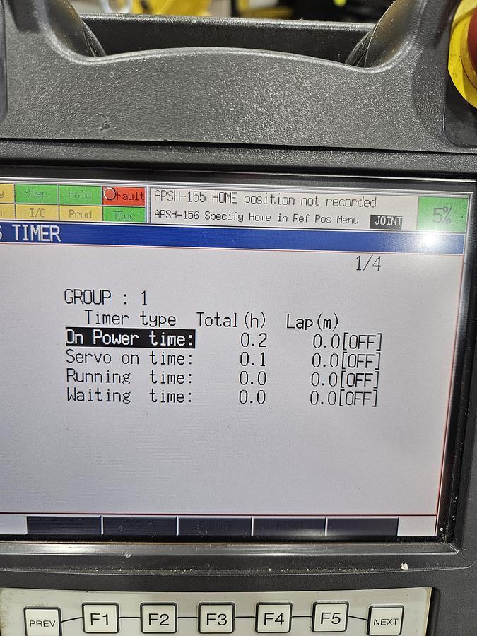 Used Fanuc R-2000ib/210F Industrial Robot With R-30ia Controller