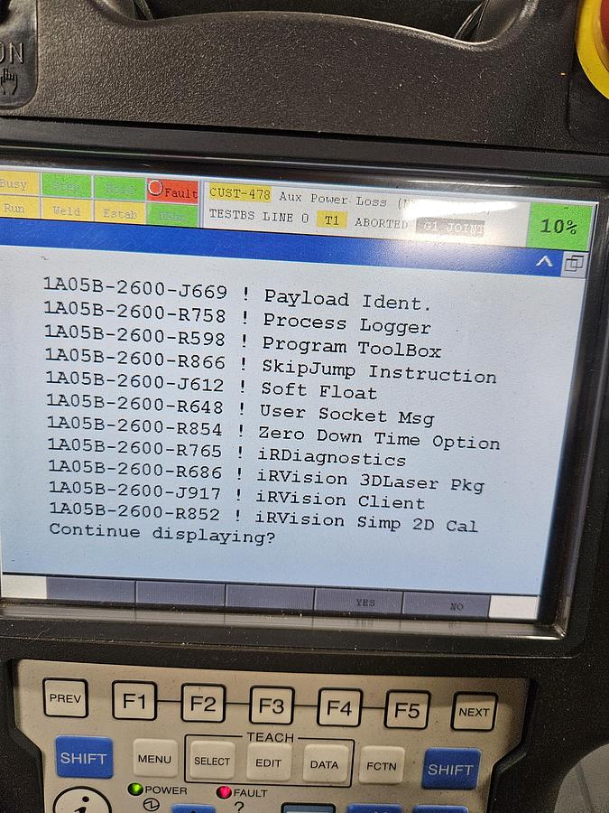 Used Fanuc LR Mate 200iD/7L Industrial Robot With R-30ib Controller