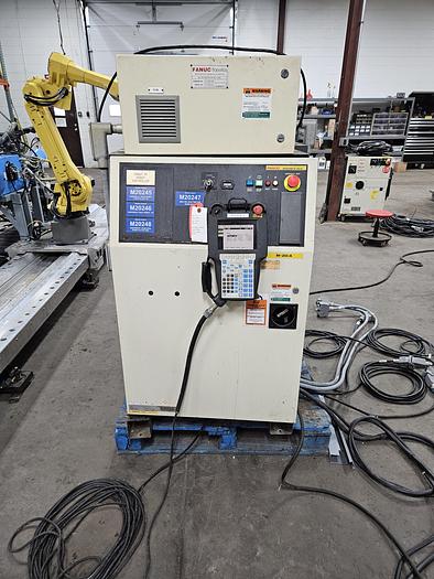 Used Dual Fanuc M-20ia/10L Industrial Robots on 25Ft Track