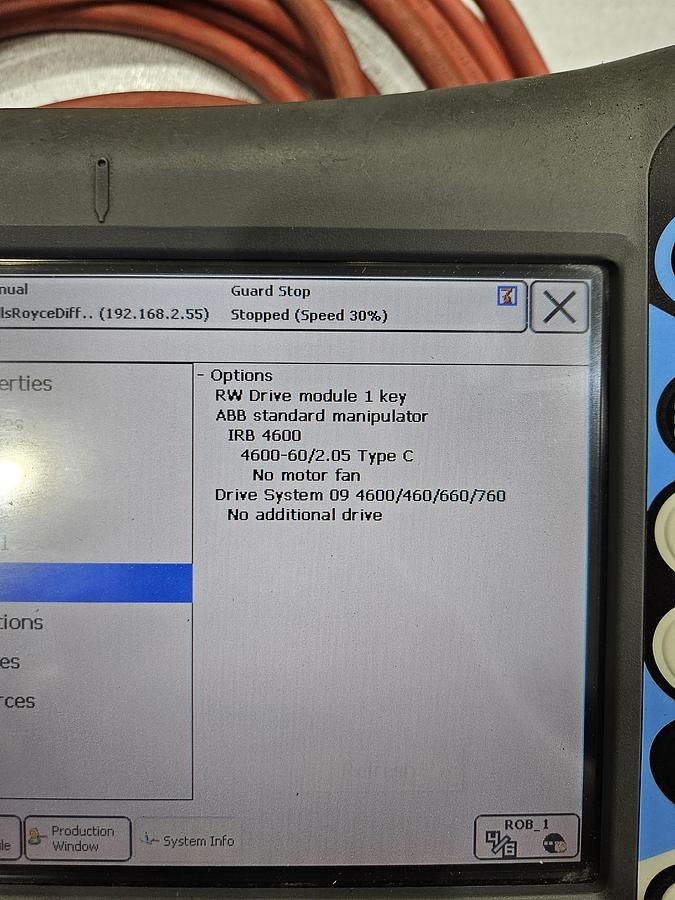 Used ABB IRB 4600-45/2.05 Industrial Robot With ICR5 Controller 