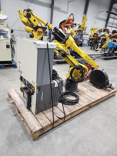Used FANUC Arcmate 120ic/10L Industrial Robot With R-30ib Controller and Headstock - Very Low Hours