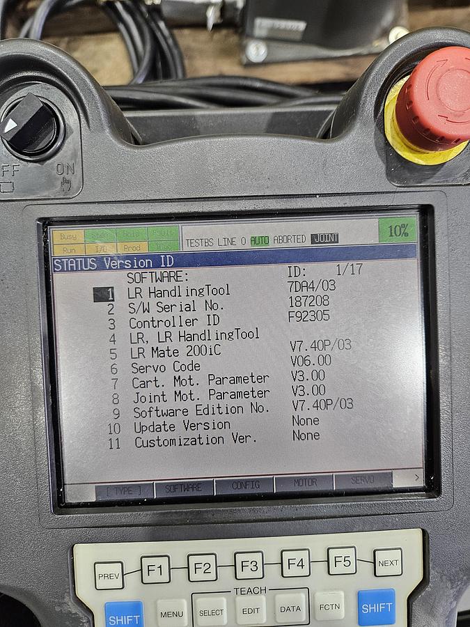 Used Fanuc LR Mate 200ic Industrial Robot With R-30ia Controller