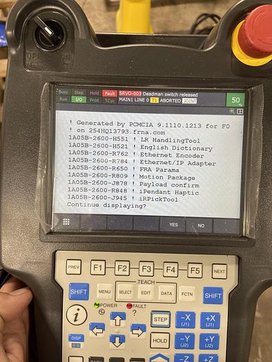 Used Fanuc LR Mate 200iD/7L Industrial Robot With R-30ib Plus Controller - Very Low Hours