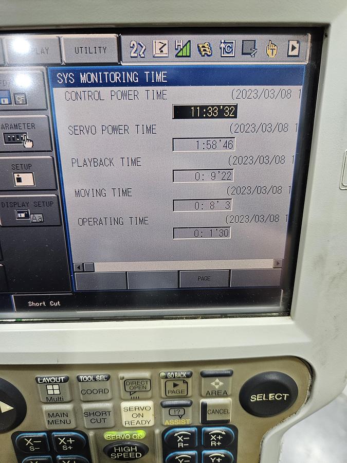 Used Dual Arm Yaskawa EA1900N and UP50N Welding Robots With Auto Axcess 450