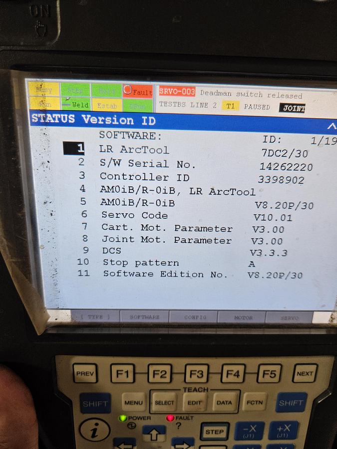 Used Lincoln Automate 5 Cell Fanuc Arcmate 0ib Industrial Welding Robot And R-30ib Controller