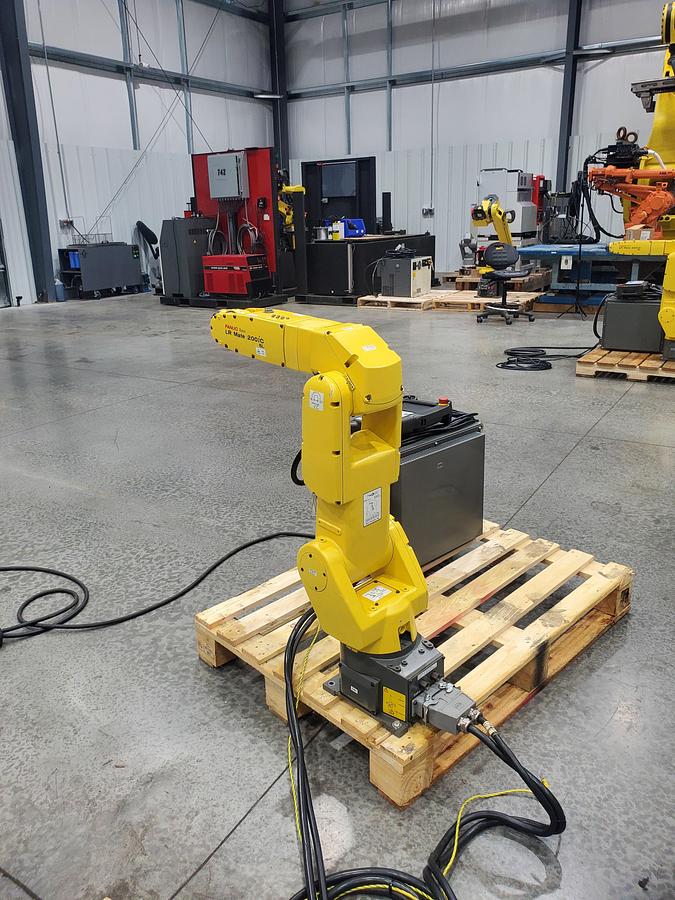 Used Fanuc LR Mate 200iC/5L Industrial Robot With R-30ia Controller