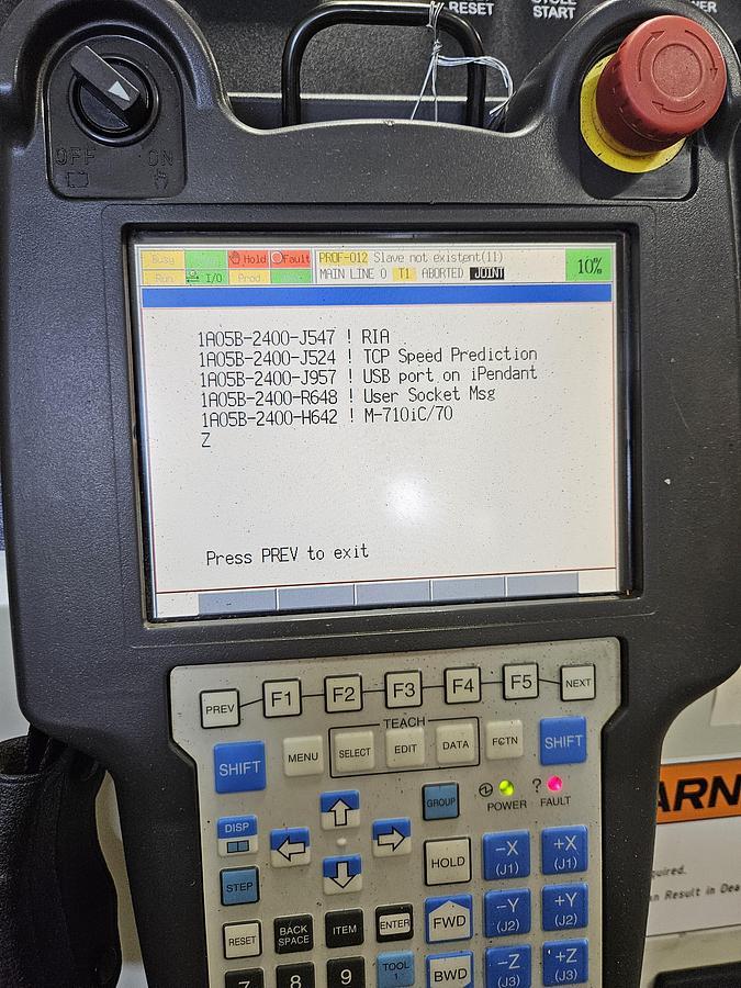Used FANUC M-710ic/70 Industrial Robot With R-30ia Controller