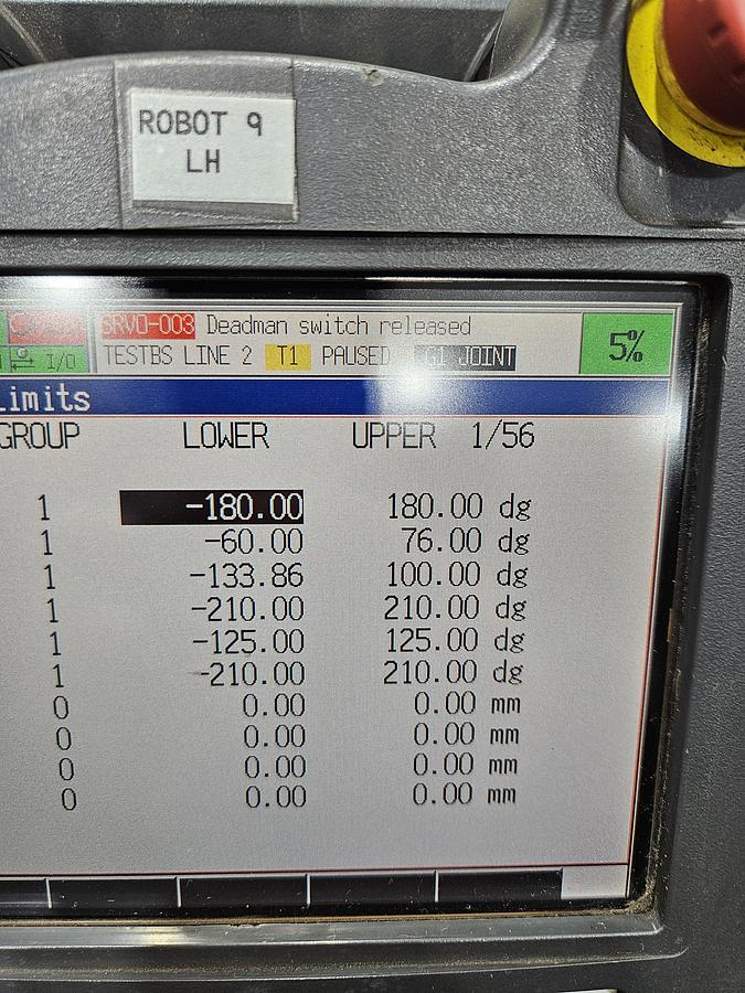 Used Fanuc R-2000ib/220US Industrial Robot With R-30ia Controller