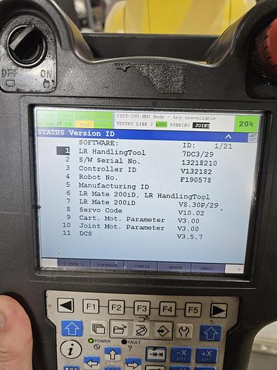 Used 2016 Fanuc LR Mate 200iD Industrial Robot with R-30ib Controller