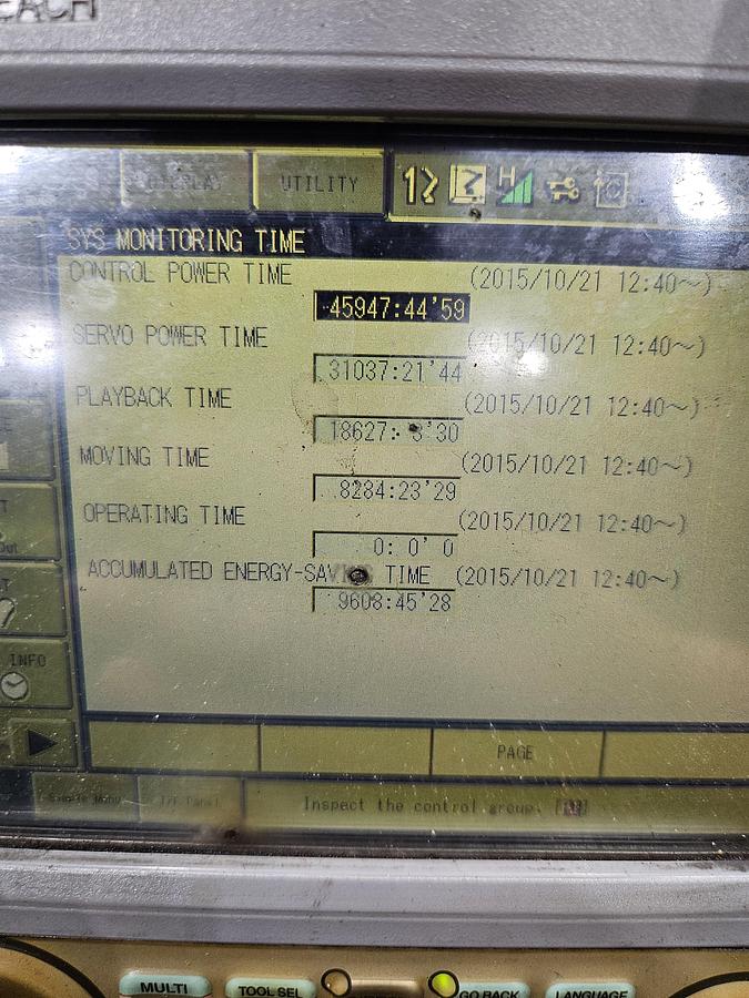 Used Yaskawa Motoman MH50-II Industrial Robot With DX200 Controller