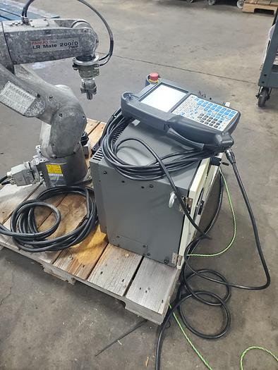 Used Fanuc LR Mate 200iD/7L Industrial Robot With R-30ib Plus Controller - Very Low Hours
