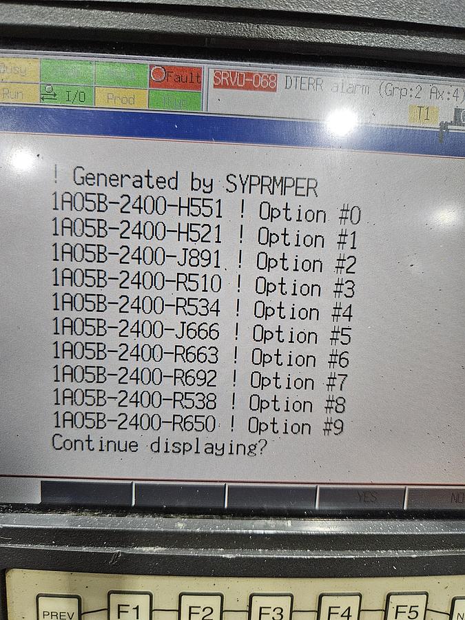 Used Fanuc LR Mate 200iC and M-1ia Dual Arm Robot - F110578